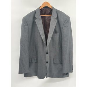 Alexander Julian‎ Blazer Sport Coat Suit Jacket Men 56R Gray Wool Double Vented